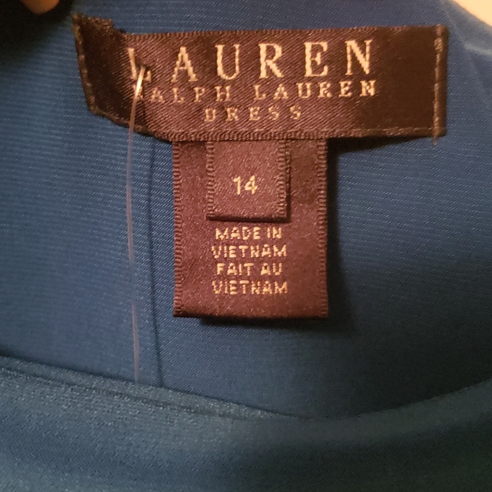 Pool Blue Ralph Lauren Dress - Picture 3 of 3